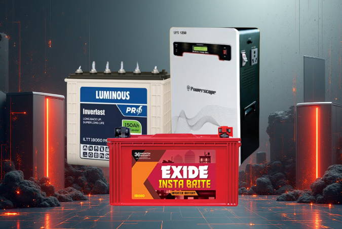 Inverters & Batteries at affordable prices
